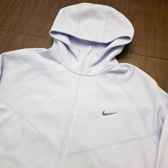 Nike X Drake NOCTA Palest Purple Tech Fleece Full Zip Hoodie FD8453-568 2XL - Picture 2 of 4